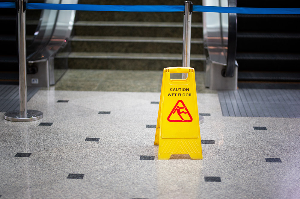 If you slip and fall while shopping, you may be entitled to compensation